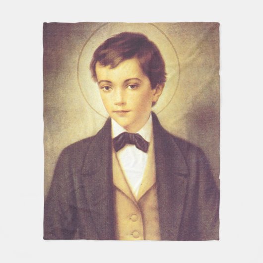 Sint-Dominic Savio-student van John Bosco Fleece Deken (Voorkant)