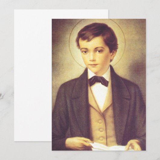 Sint-Dominic Savio-student van John Bosco Kaart (Voorkant / Achterkant)