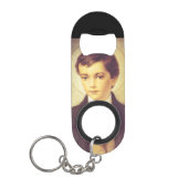 Sint-Dominic Savio-student van John Bosco Mini Flessenopener (Voorkant)