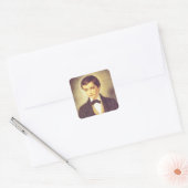 Sint-Dominic Savio-student van John Bosco Vierkante Sticker (Envelop)