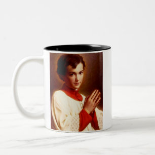 Sint Dominic Savio Tweekleurige Koffiemok