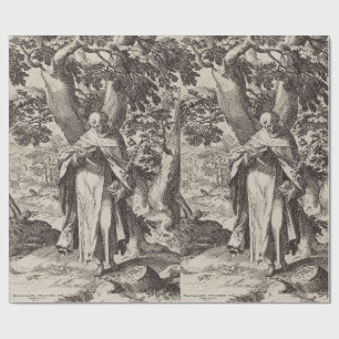 Sint-Dominicus Castiliaanse katholieke priester Cadeaupapier
