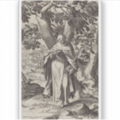 Sint-Dominicus Castiliaanse katholieke priester Sticker (Voorkant)