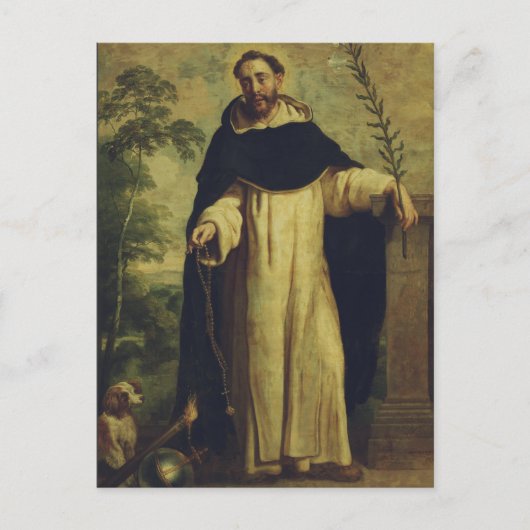 Sint Dominicus de Guzman Briefkaart (Voorkant)