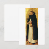 Sint-Dominicus door Carlo Crivelli Bedankkaart (Voorkant / Achterkant)