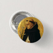 Sint Dominicus door Carlo Crivelli Ronde Button 3,2 Cm (Voorkant /achterkant)