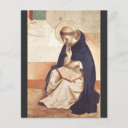 Sint-Dominicus door Fra Angelico Renaissance Kunst (Voorkant)