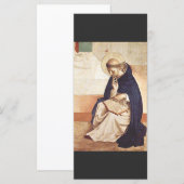 Sint-Dominicus door Fra Angelico Renaissance Kunst (Voorkant / Achterkant)