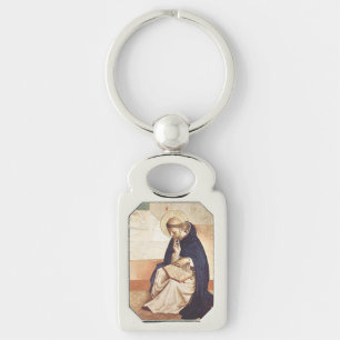 Sint-Dominicus door Fra Angelico Renaissance Kunst Sleutelhanger