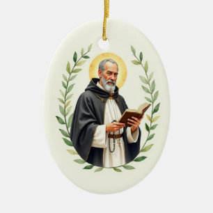 Sint-Dominicus Gods Vrede en Zegen Schrift Keramisch Ornament