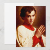 Sint Dominicus Savio Feestdagenkaart (Voorkant / Achterkant)