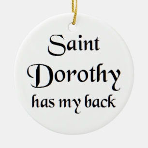 sint dorothy koffiemok keramisch ornament