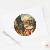 Sint Dorothy van Caesarea Ronde Sticker (Envelop)