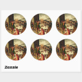 Sint Dorothy van Caesarea Ronde Sticker (Vel)