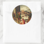 Sint Dorothy van Caesarea Ronde Sticker (Tas)