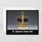 Sint Eduard's kroon 1661 Briefkaart (Voorkant / Achterkant)