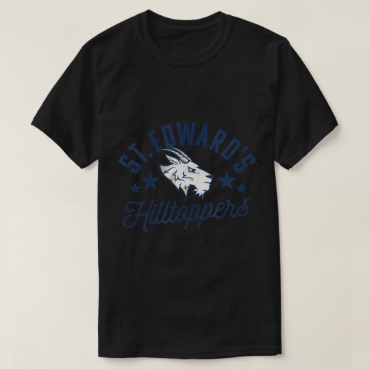 Sint-Edward's University Hilltoppers Logo T-Shirt (Design voorkant)
