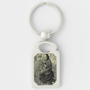 Sint-Egidius de Heremiet Sleutelhanger