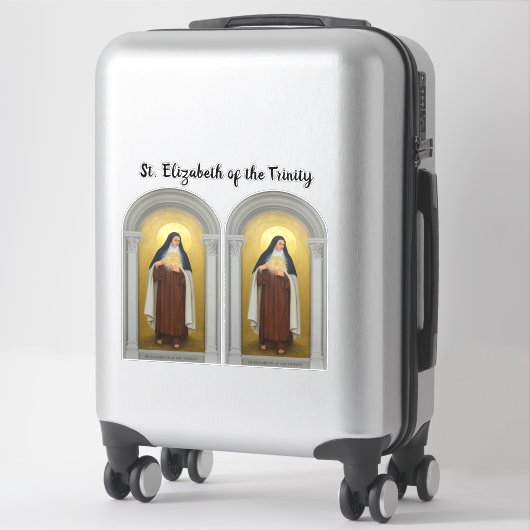 Sint-Elisabeth van de Drie-eenheid, Karmelietenhei Sticker (Koffer)