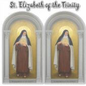 Sint-Elisabeth van de Drie-eenheid, Karmelietenhei Sticker (Voorkant)