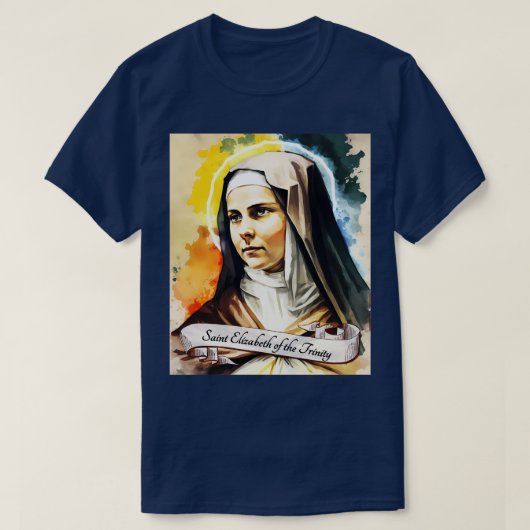 Sint-Elisabeth van de Drievuldigheid Katholieke Ke T-shirt (Design voorkant)