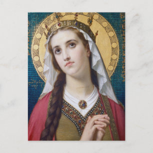 Sint Elisabeth van Hongarije door Hugues Merle Briefkaart
