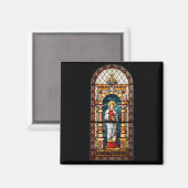 Sint Elisabeth van Hongarije Magneet (Voorkant / Achterkant)