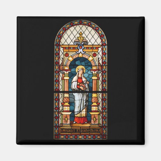 Sint Elisabeth van Hongarije Magneet (Voorkant)