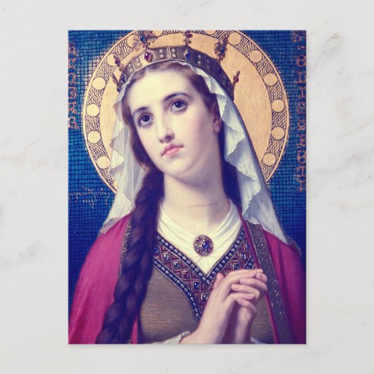 Sint Elisabeth van Hongarije Premium Romantische S Briefkaart (Voorkant)