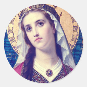 Sint Elisabeth van Hongarije Premium Romantische S Ronde Sticker