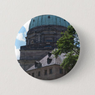 Sint-Elisabethkerk in Neurenberg, Duitsland Ronde Button 5,7 Cm