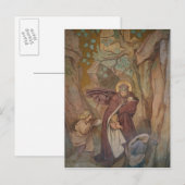 Sint-Elisabeth's vertrek uit Wartburg Castle Briefkaart (Voorkant / Achterkant)