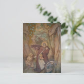 Sint-Elisabeth's vertrek uit Wartburg Castle Briefkaart (Staand voorkant)