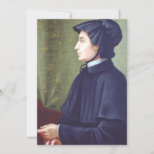 Sint Elizabeth Ann Seton Feestdagenkaart (Voorkant)