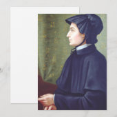 Sint Elizabeth Ann Seton Feestdagenkaart (Voorkant / Achterkant)