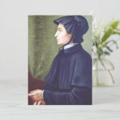 Sint Elizabeth Ann Seton Feestdagenkaart (Staand voorkant)