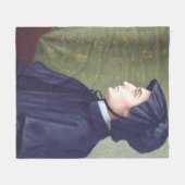 Sint Elizabeth Ann Seton Fleece Deken (Voorkant (Horizontaal))