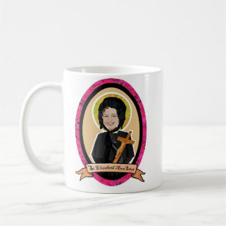 Sint Elizabeth Ann Seton icoon en citeer mok