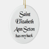 sint elizabeth ann seton koffiemok keramisch ornament (Rechts)