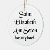 sint elizabeth ann seton koffiemok keramisch ornament (Links)