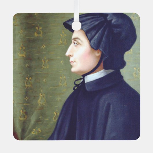 Sint Elizabeth Ann Seton Metalen Ornament (Voorkant)