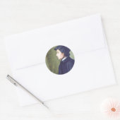Sint Elizabeth Ann Seton Ronde Sticker (Envelop)