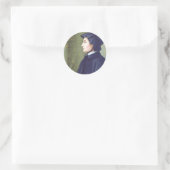 Sint Elizabeth Ann Seton Ronde Sticker (Tas)