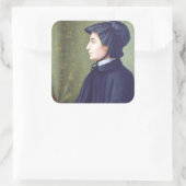 Sint Elizabeth Ann Seton Vierkante Sticker (Tas)