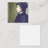 Sint Elizabeth Ann Seton Vierkante Visitekaartje (Voorkant / Achterkant)