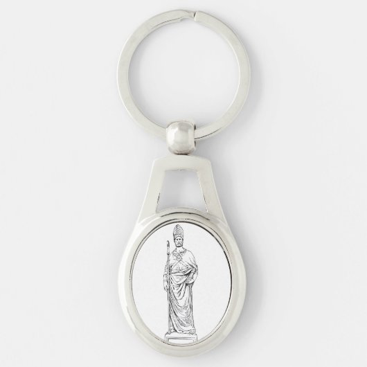 Sint Eloi Belijder en Bisschop Sleutelhanger (Voorkant)