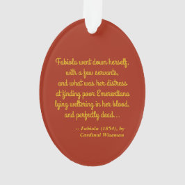 Sint-Emerentiana van Rome (SAU 36) Ornament