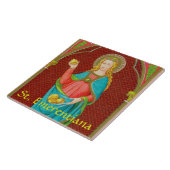 Sint-Emerentiana van Rome (SAU 36) Tegeltje (Zijkant)