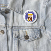 Sint-Emma van Lesum Ronde Button 5,7 Cm (In situ)