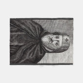 Sint Ephrem de Syrische Christelijke theoloog Fleece Deken (Voorkant (Horizontaal))